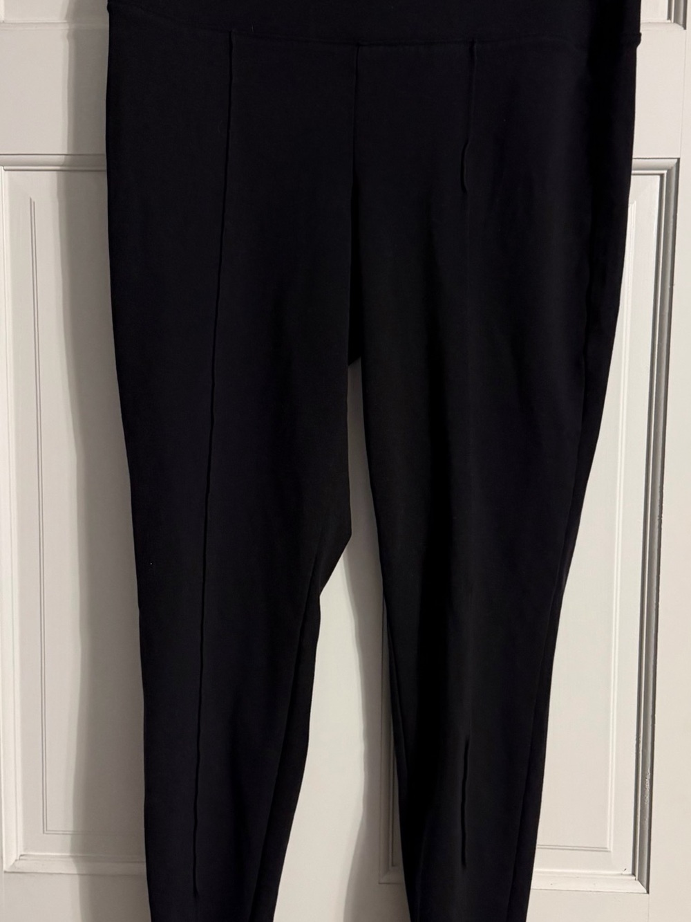 Nine West Black Ponte Slim Leggings